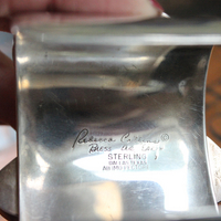 SOLD TO D SOLD TO D SOLD TO D Bless this Earth Vintage Rock Quartz Sterling Cuff & Pendant Set by Rebecca Collins