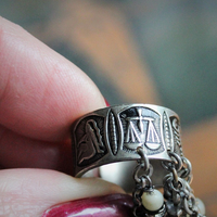 Written in the Constellations Vintage 12 Astrological Signs Ring Set, Antique Sterling Orb in Hand Charm,Antique Sterling Cross, Vintage Lover's Eye Charm & More!