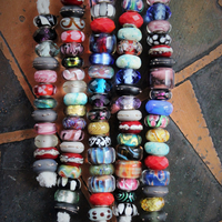 Extraordinary Lampwork Bead Collection- 83 Sterling, Crystal, and Glass Beads in an amazing array of Colors & Designs!