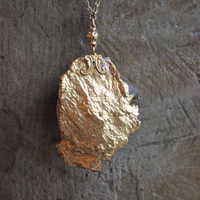 SOLD to J The Truth Necklace with Amazing Rock Quartz Cluster, Antique Faceted Tear Drop, Gold Fill Beads, Gold Fill Chain