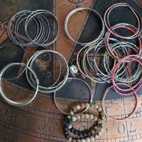 Jewelry Destash - Incredible Collection of Findings, Antique Sterling Bangles, Vintage Watch & More!