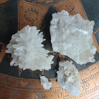 Clear Rock Quartz Cluster Collection 