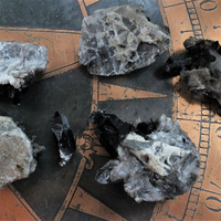 Rare Smoky Quartz Cluster in Matrix Collection