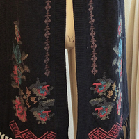 NEW! Rare and Unique Embroidered Biya Johnny Was Snood Scarf - 3 Options!