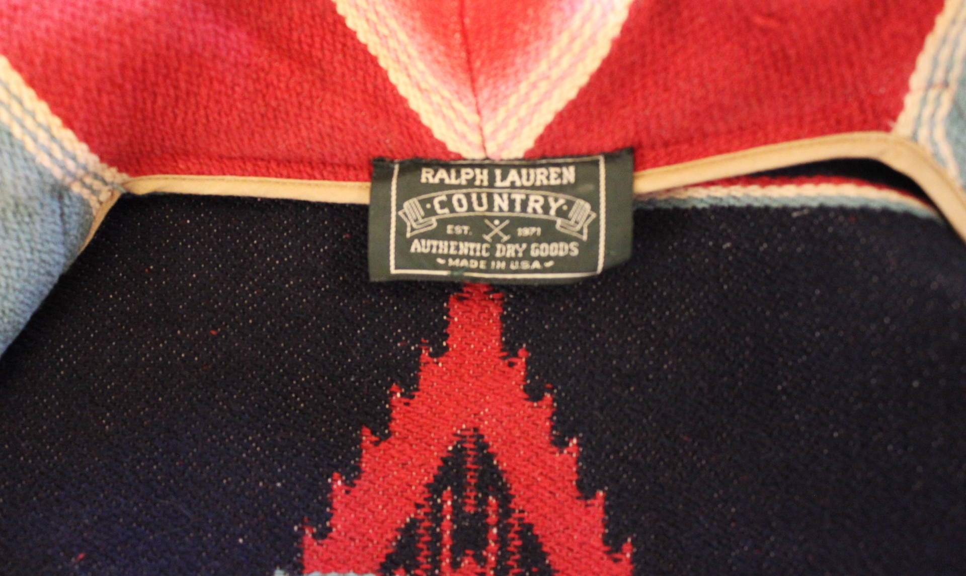 RARE Ralph Lauren Cotton Serape Duster Jacket  - Pristine Condition!