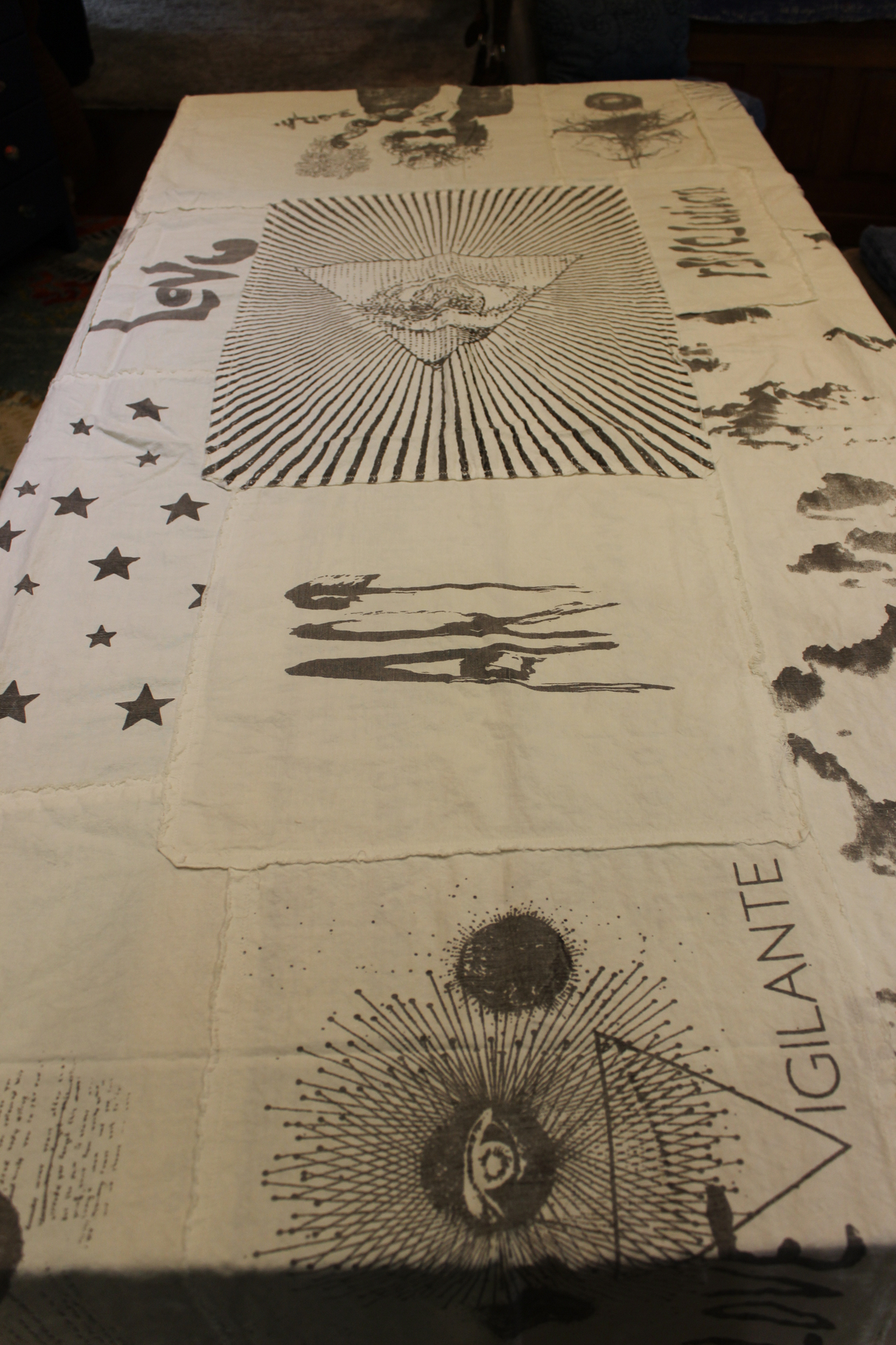 Layaway Final Payment for J Super Rare and Long Retired Magnolia Pearl Art Graphic Cotton Drop Cloth - New with Tag!