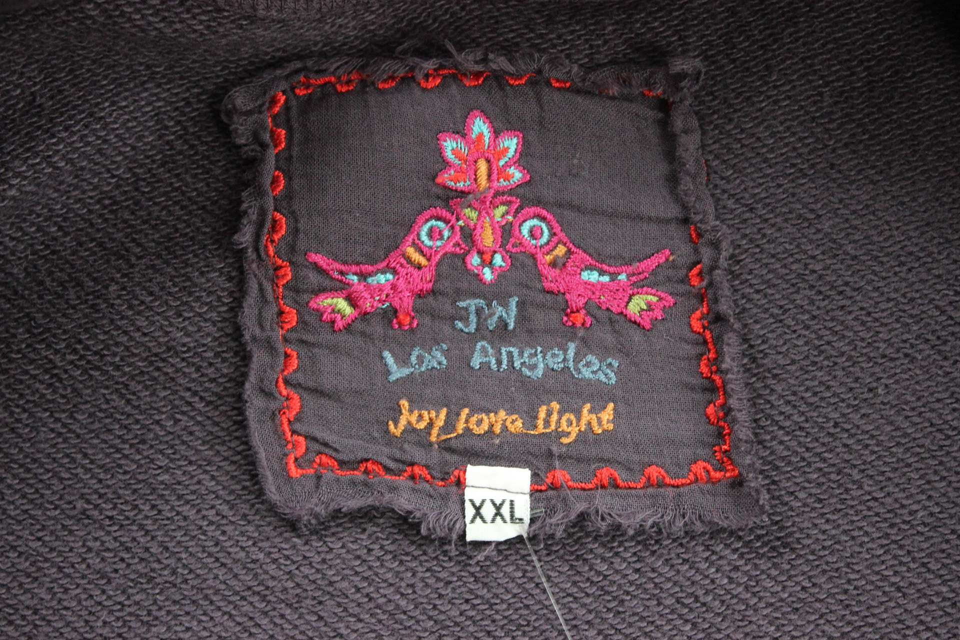Retired NWT JWLA Johnny Was Open Front Jacket with Embroidery,Front Slash Pockets and Kimono Sleeves