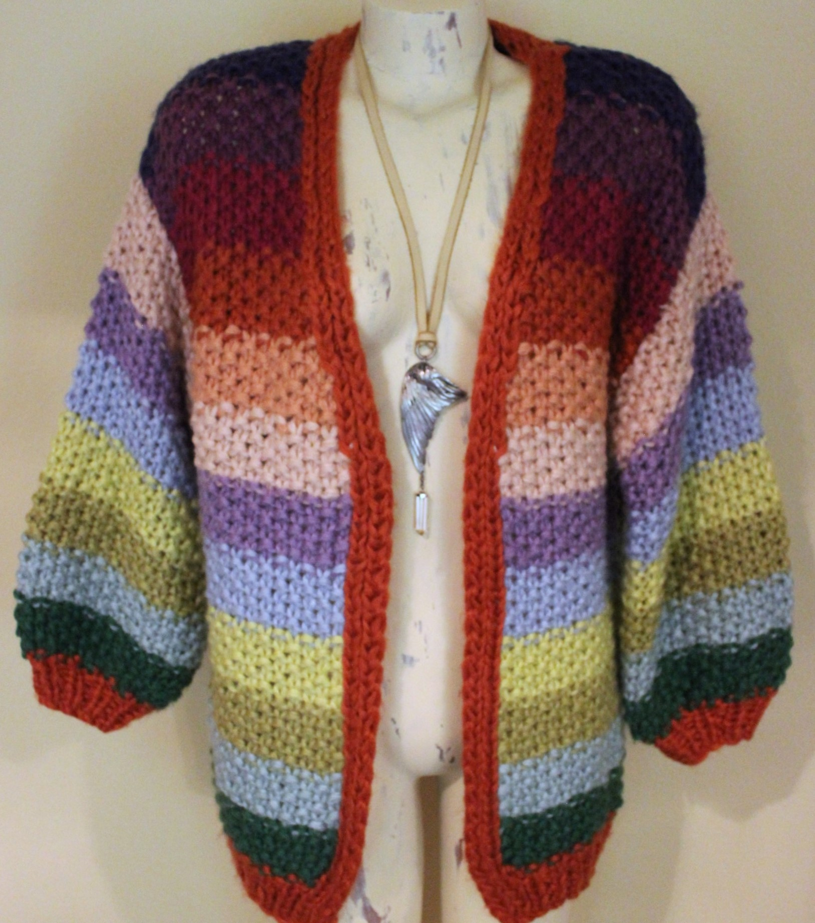 Anthropologie French Open Front Cardigan - Made in France of Super Soft 100% Acrylic