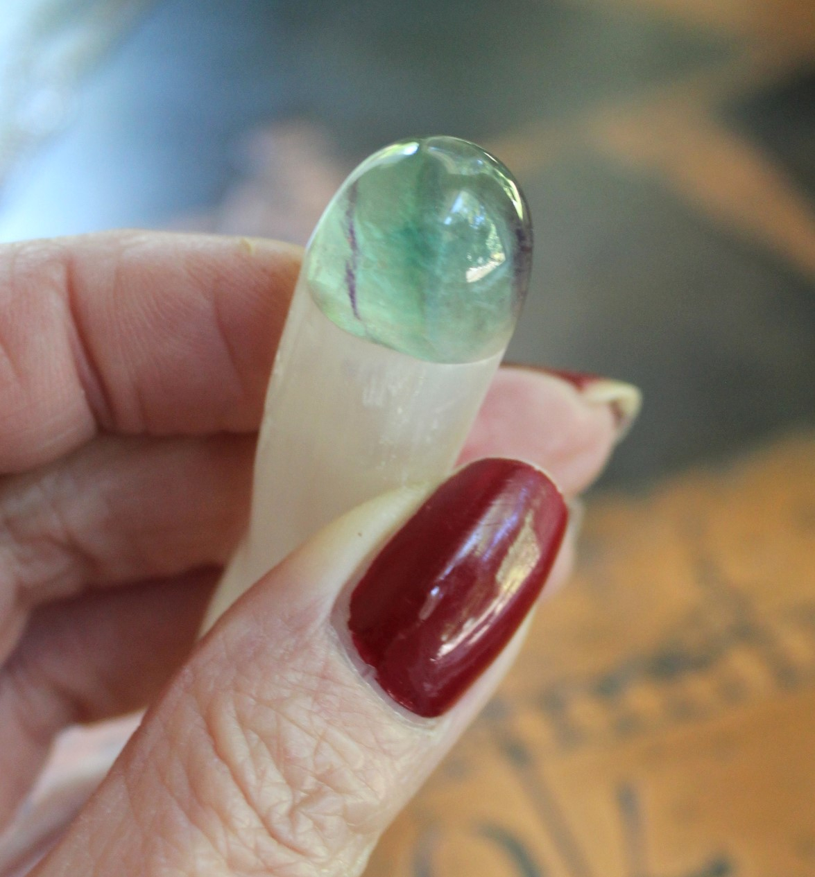 As Fine as Soul Necklace Set with Fluorite Capped Selenite Wand & Pouch, Twilight Goddess Medal, Sterling Capped Raven Wing & Black Tourmaline + More!