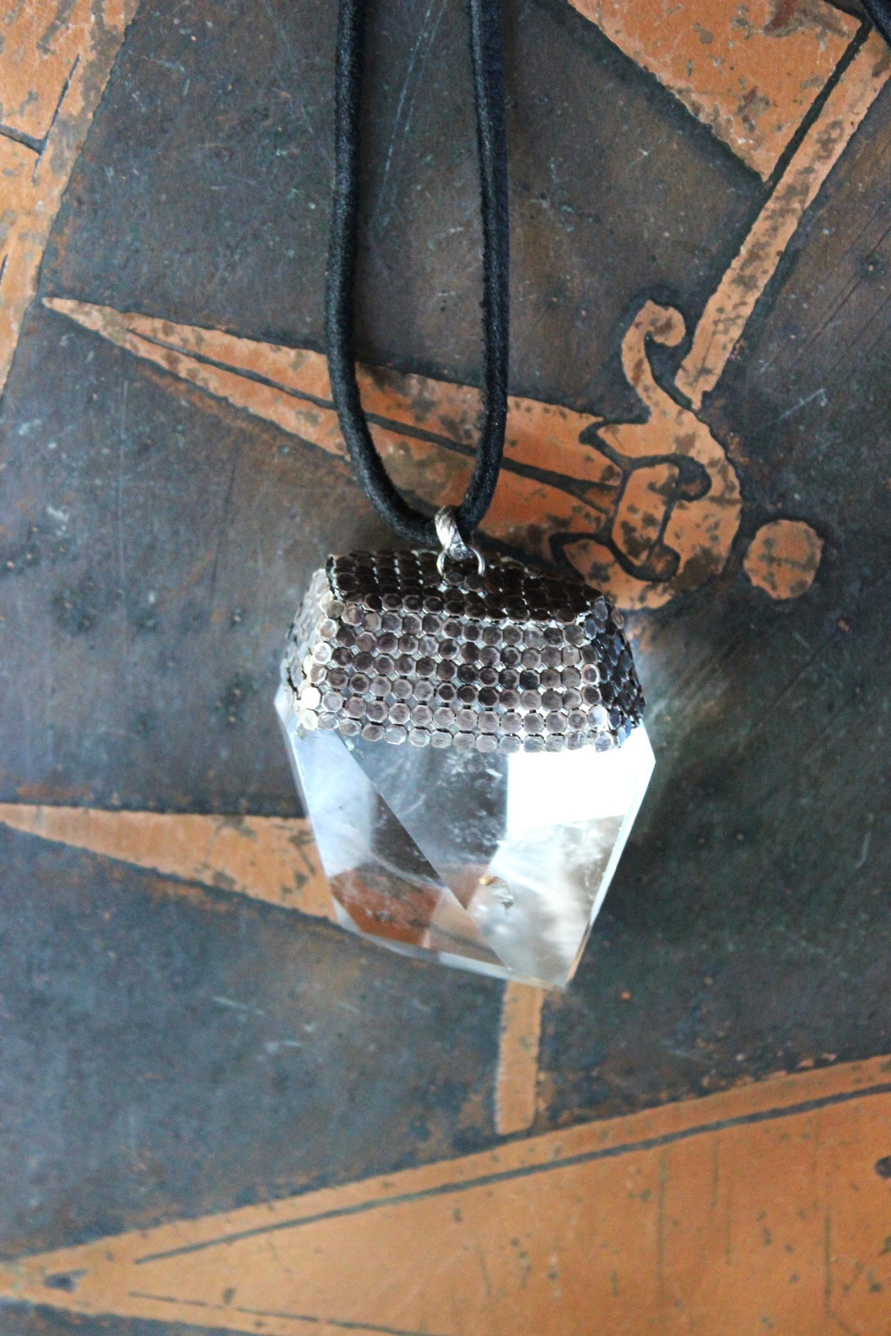 NEW! Spirit Healer Necklace with Amazing Sterling & Clear Quartz Pendant