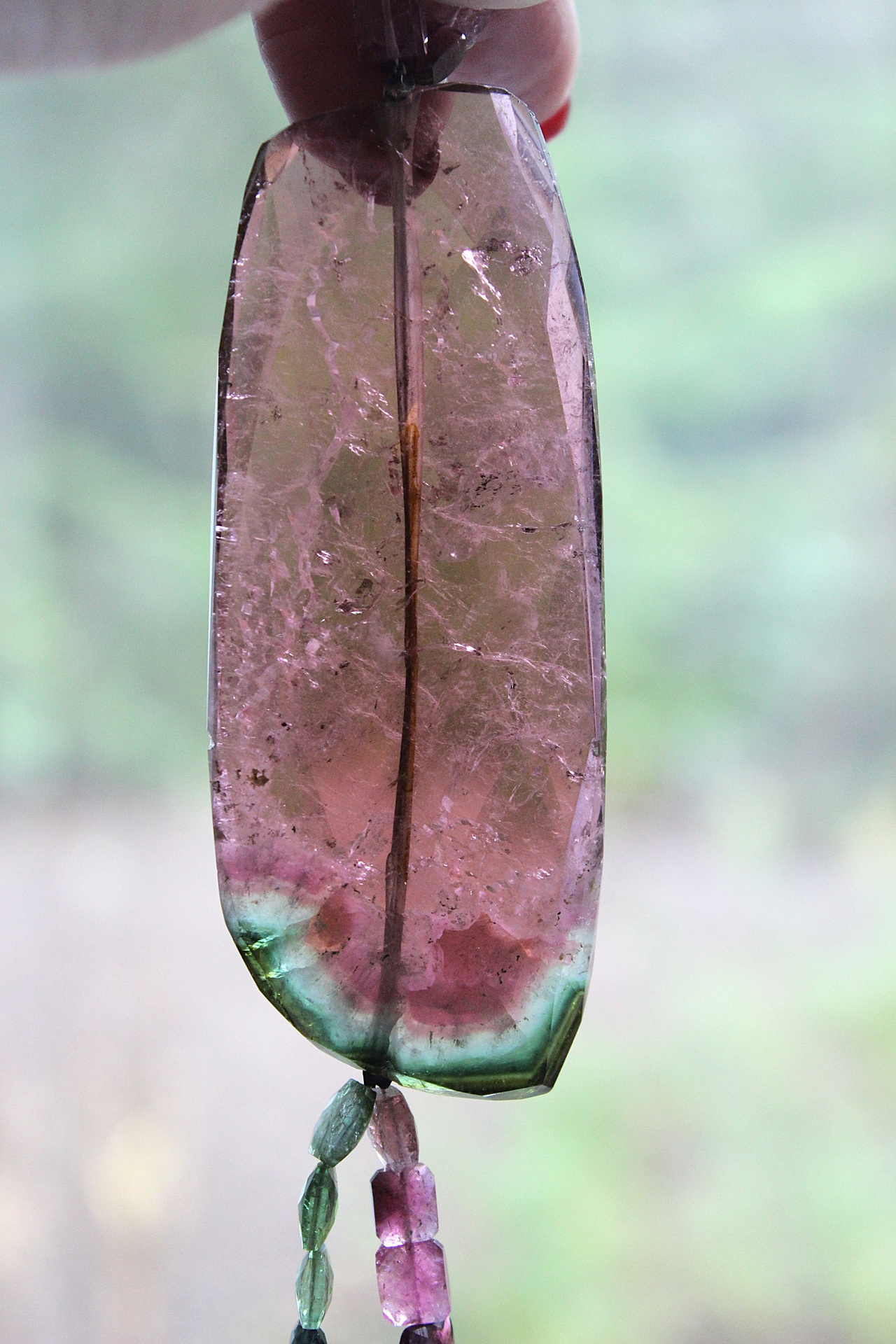 SOLD to D Tourmaline Necklace