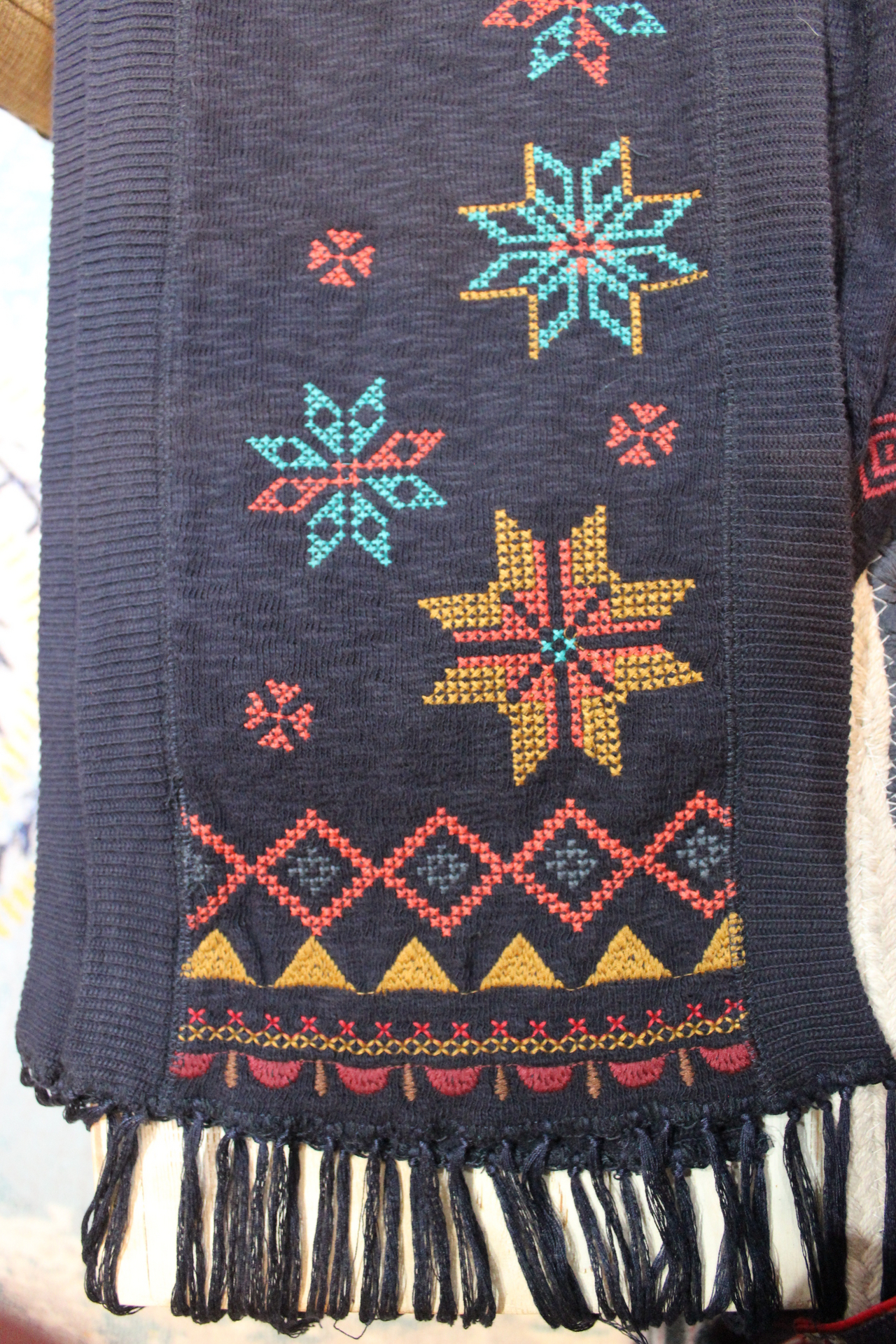 NEW! Rare and Unique Embroidered Biya Johnny Was Snood Scarf - 3 Options!