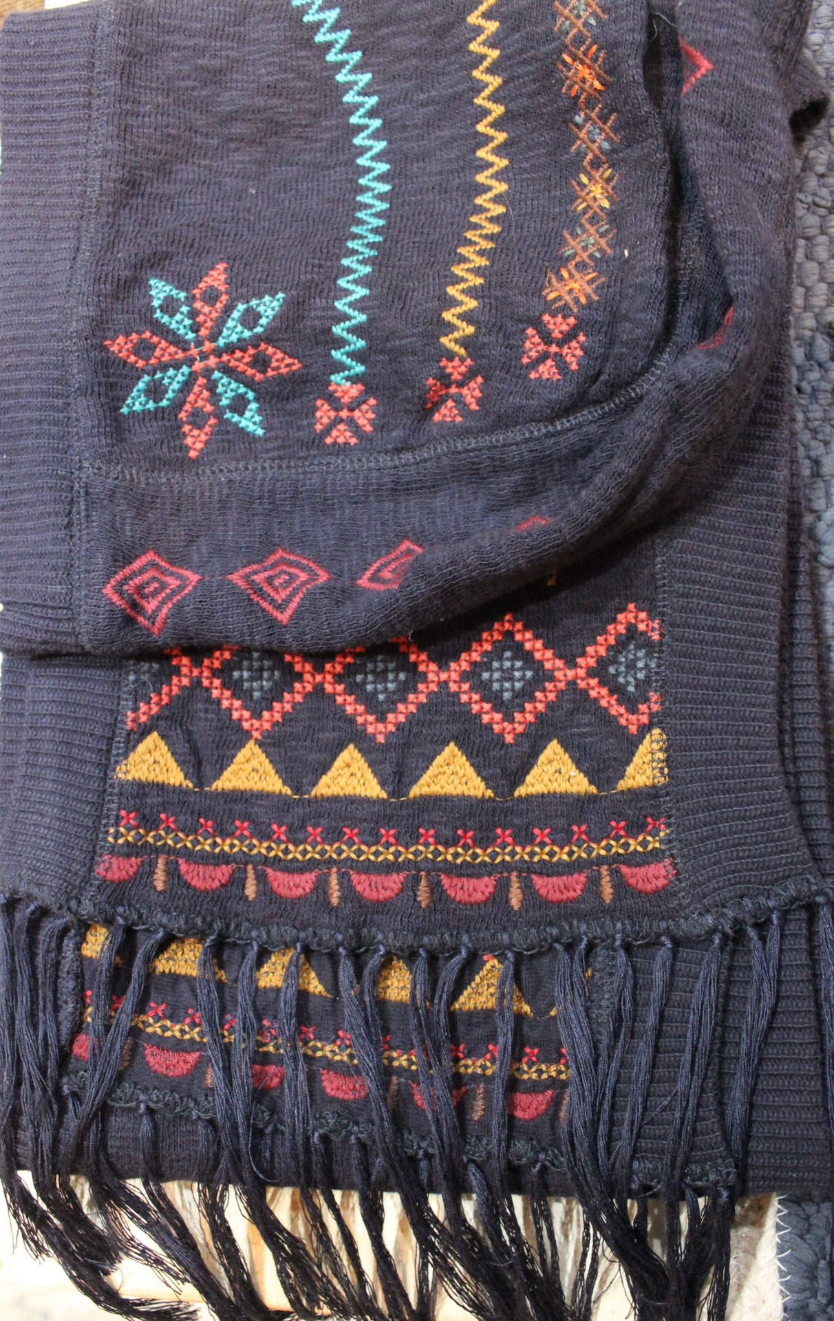 NEW! Rare and Unique Embroidered Biya Johnny Was Snood Scarf - 3 Options!