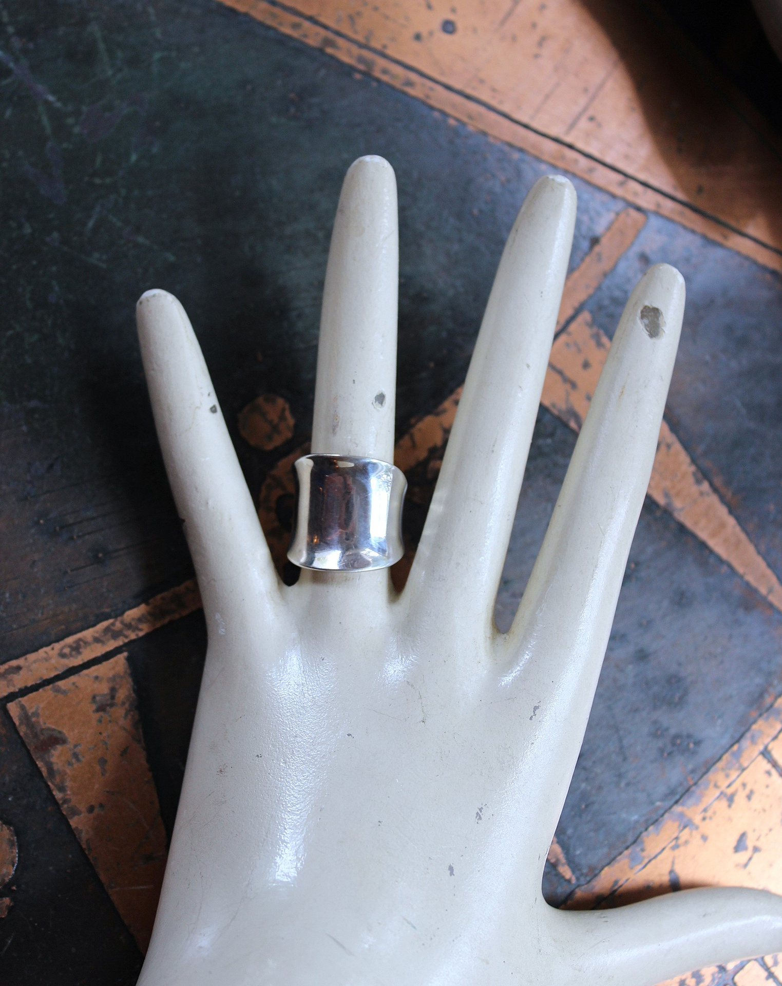 NEW! Solid Sterling Cuff Bracelet and Ring Set 