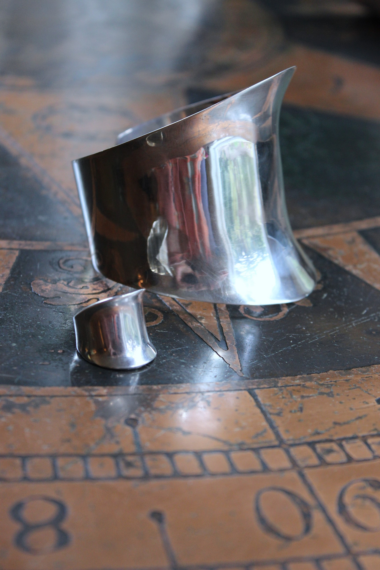 NEW! Solid Sterling Cuff Bracelet and Ring Set 