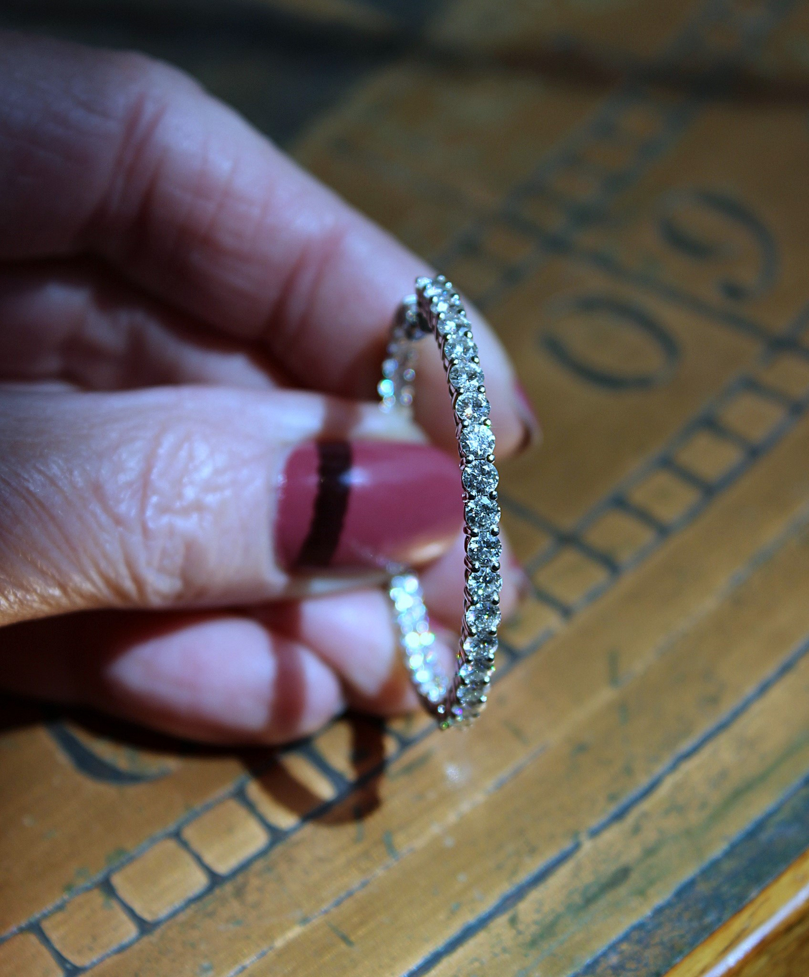 NEW! 14K White Gold 7 Carat Moissanite Hoop Earrings - 50% OFF with purchase of Moissanite Ring!