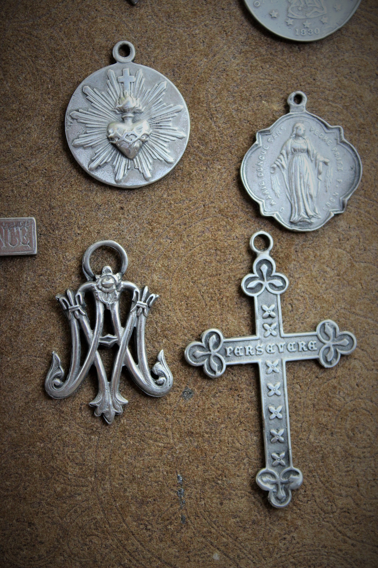 Old French Medal Collection - Set of 10 Old Casts 