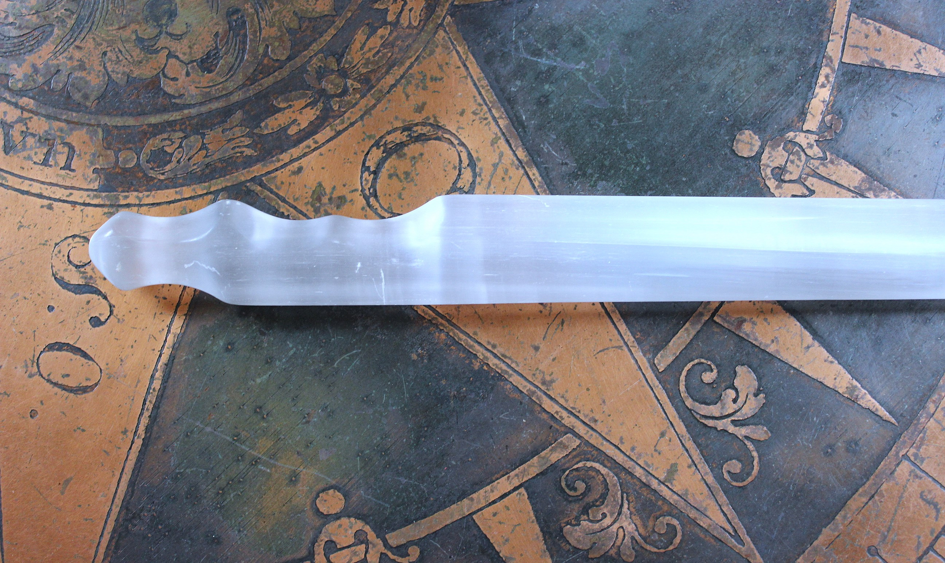 NEW! Light of the Moon Collection with 2 Amazing Selenite Swords, Selenite Orb and Stand