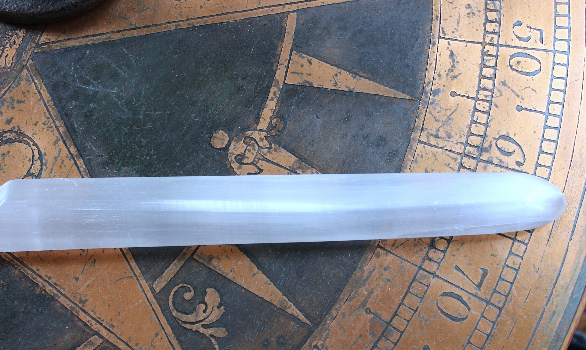 NEW! Light of the Moon Collection with 2 Amazing Selenite Swords, Selenite Orb and Stand