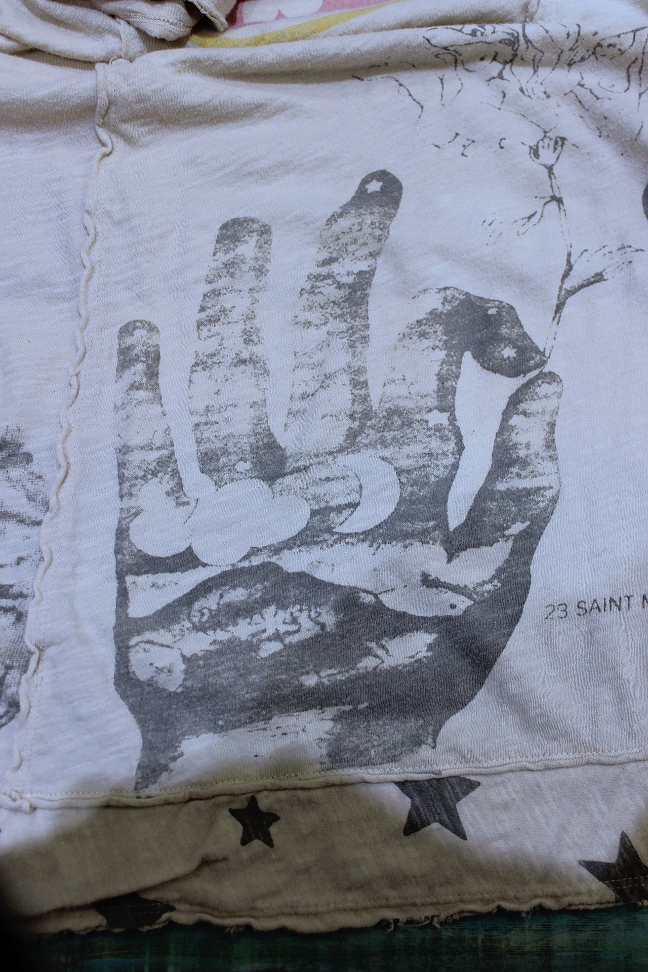 NEW! Rare Vintage Magnolia Pearl Graphic Duster Kimono - One Size Fits All