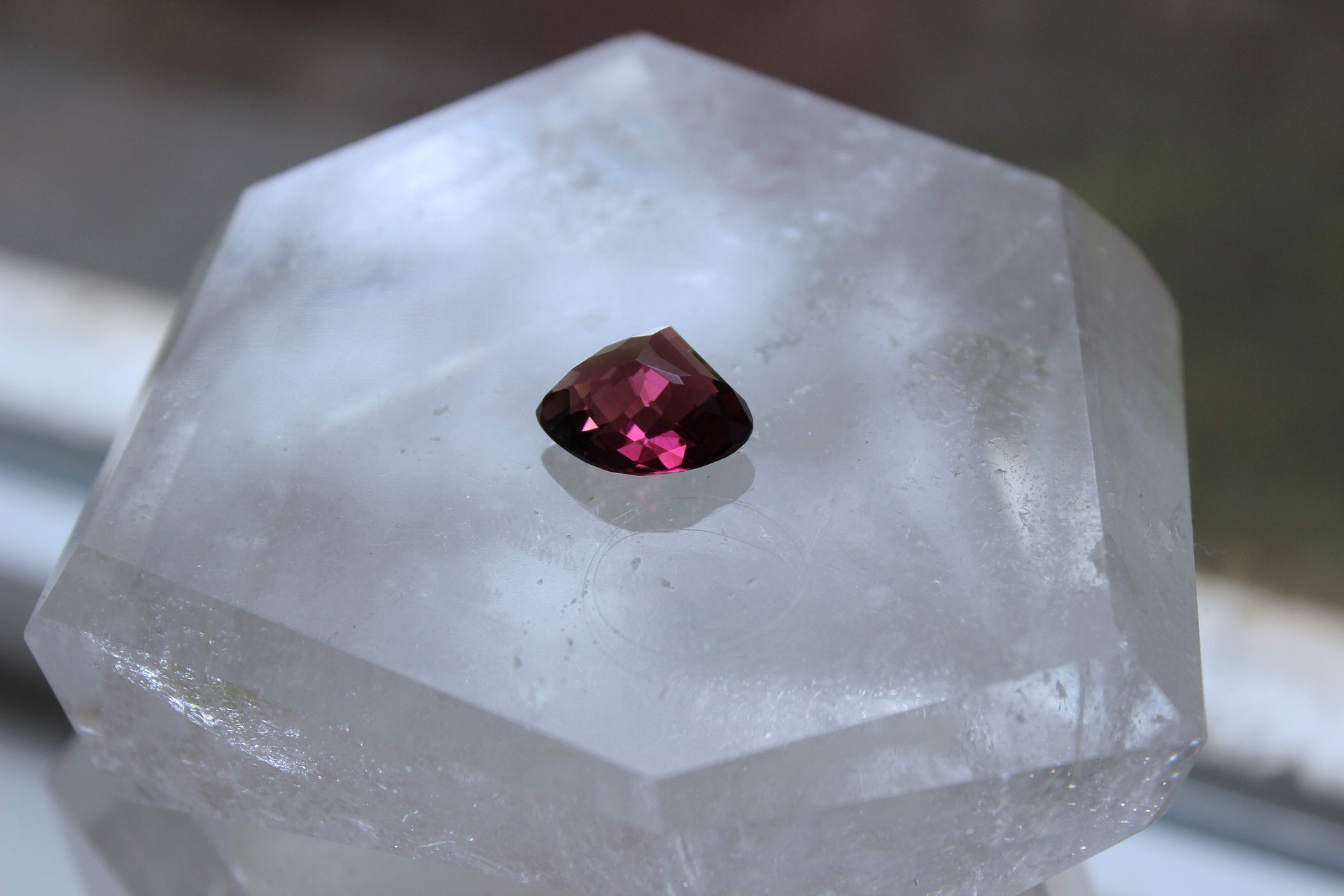 NEW! Rare Gem Collection Necklace with 9 Faceted Gemstones,Antique Pocket Watch Case, Sterling Belcher Chain and Sterling Tassel