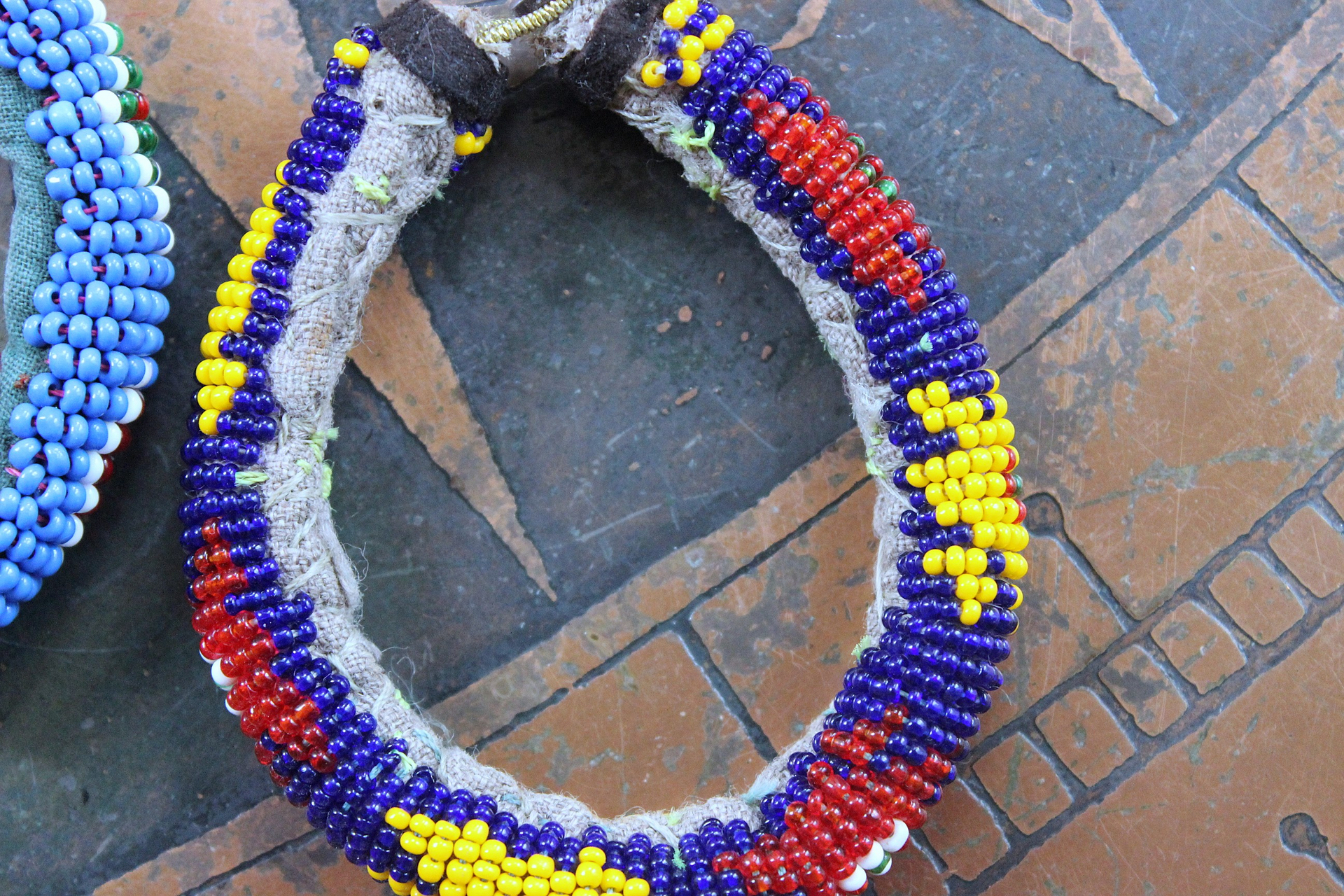 NEW! Set of 6 Authentic Tribal Seed Bead Bracelets with Various Drops & Dangles