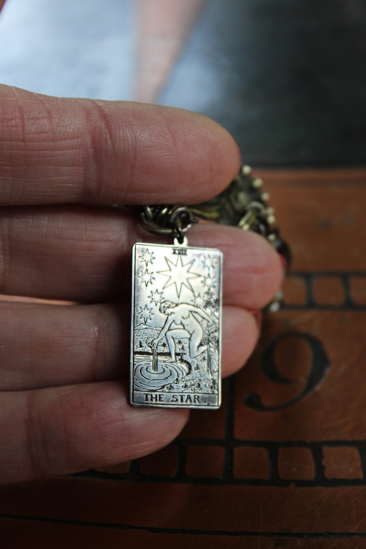 NEW! Antique Gypsy Ring w/Sterling 'The Star' Tarot Medal,Sterling Cross,Sterling Moon & Star + Much More!