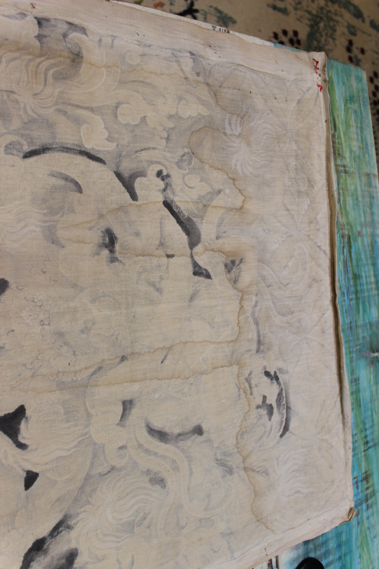 NEW! Signed Painting by Renowned Bali Artist I Dewa Made Oka Wiri - most likely of the Barong Lundung legend