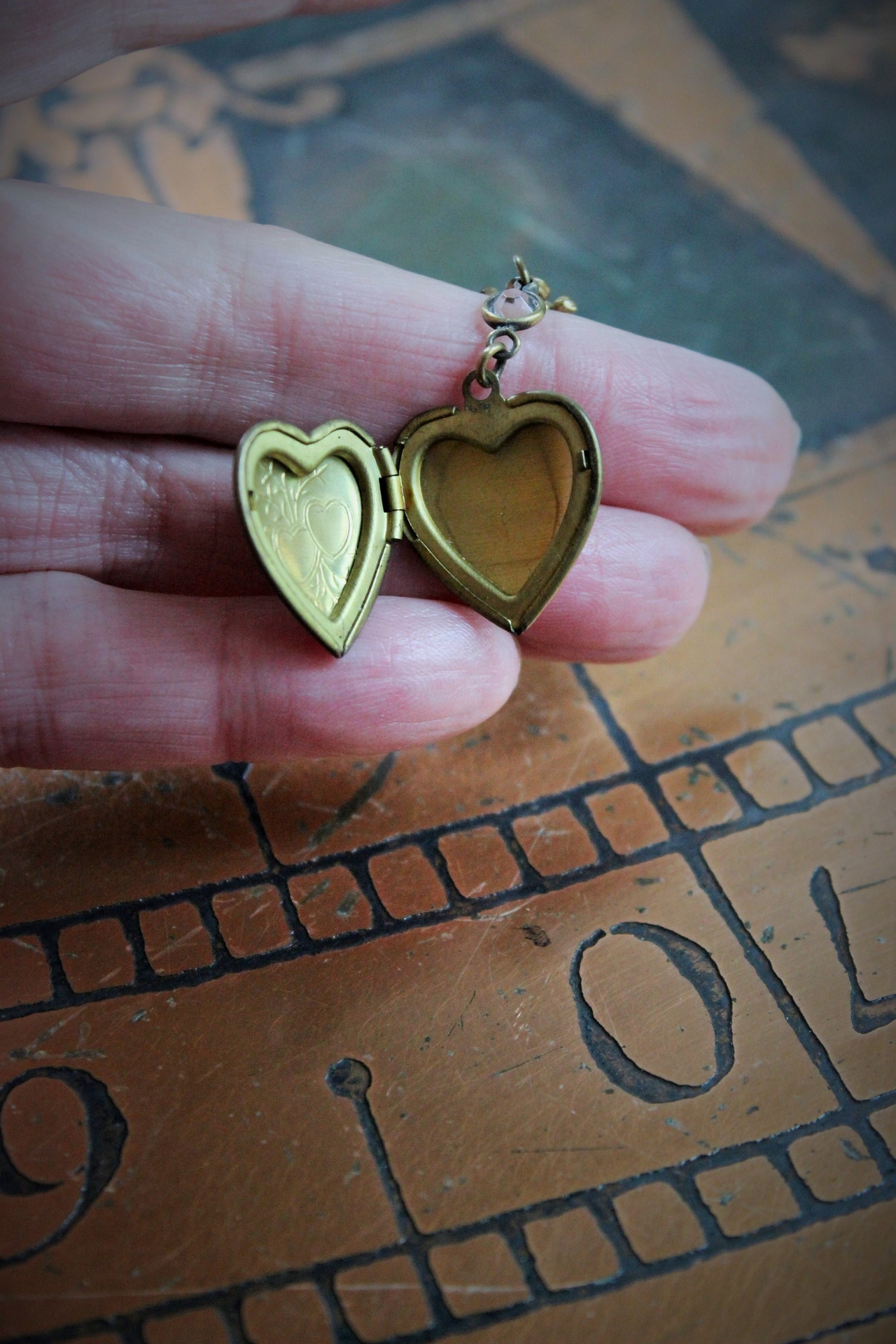 Antique Etruscan Findings & Vintage Heart Lockets Earrings - 50% Off w/purchase of matching necklace!