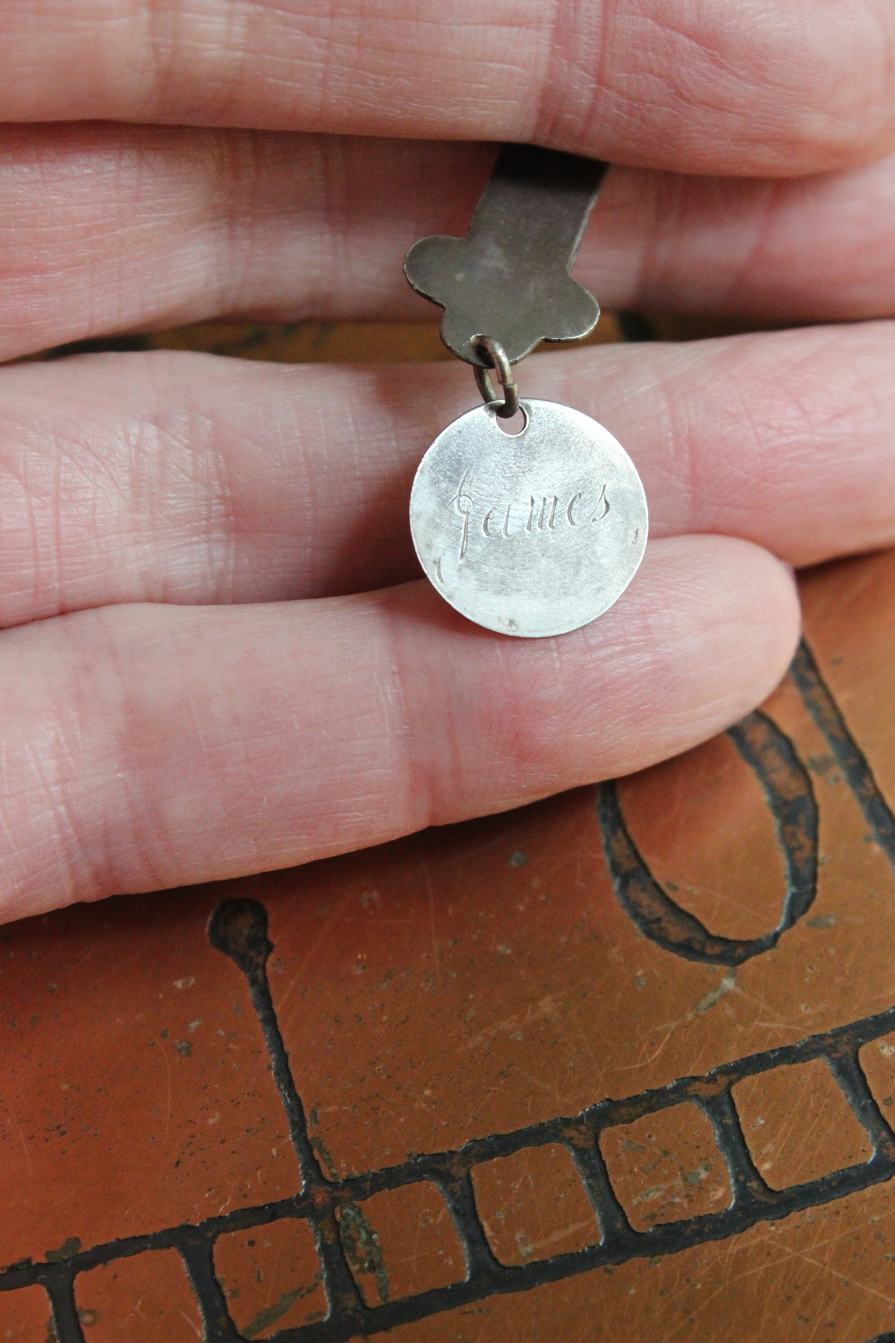 Scribe of the Soul Necklace with Amazing OOAK Antique Love & Friendship Tokens, Antique French Blank Nun's Cross,Tiny Antique Sacred Heart of Mary Connector