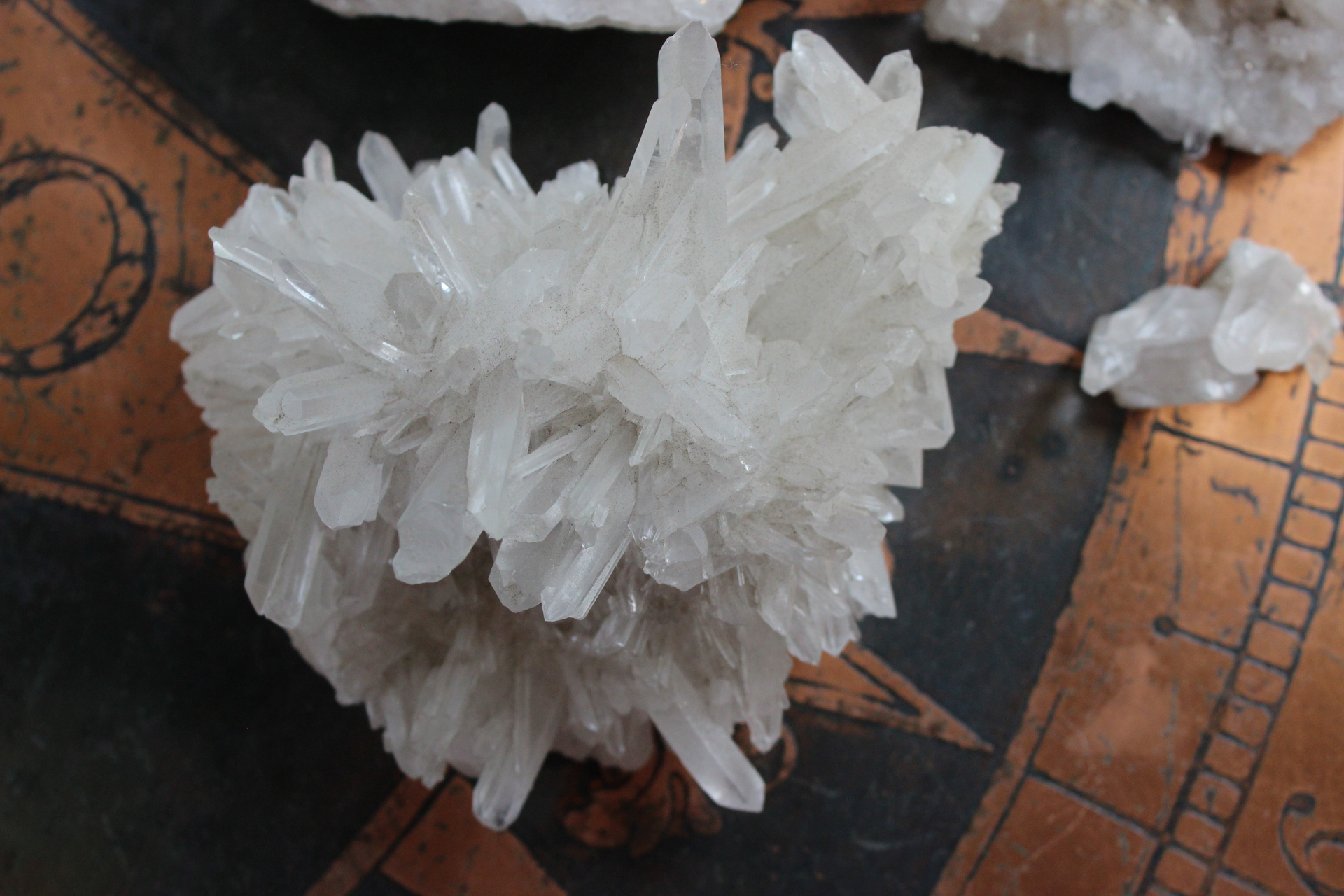 Clear Rock Quartz Cluster Collection 