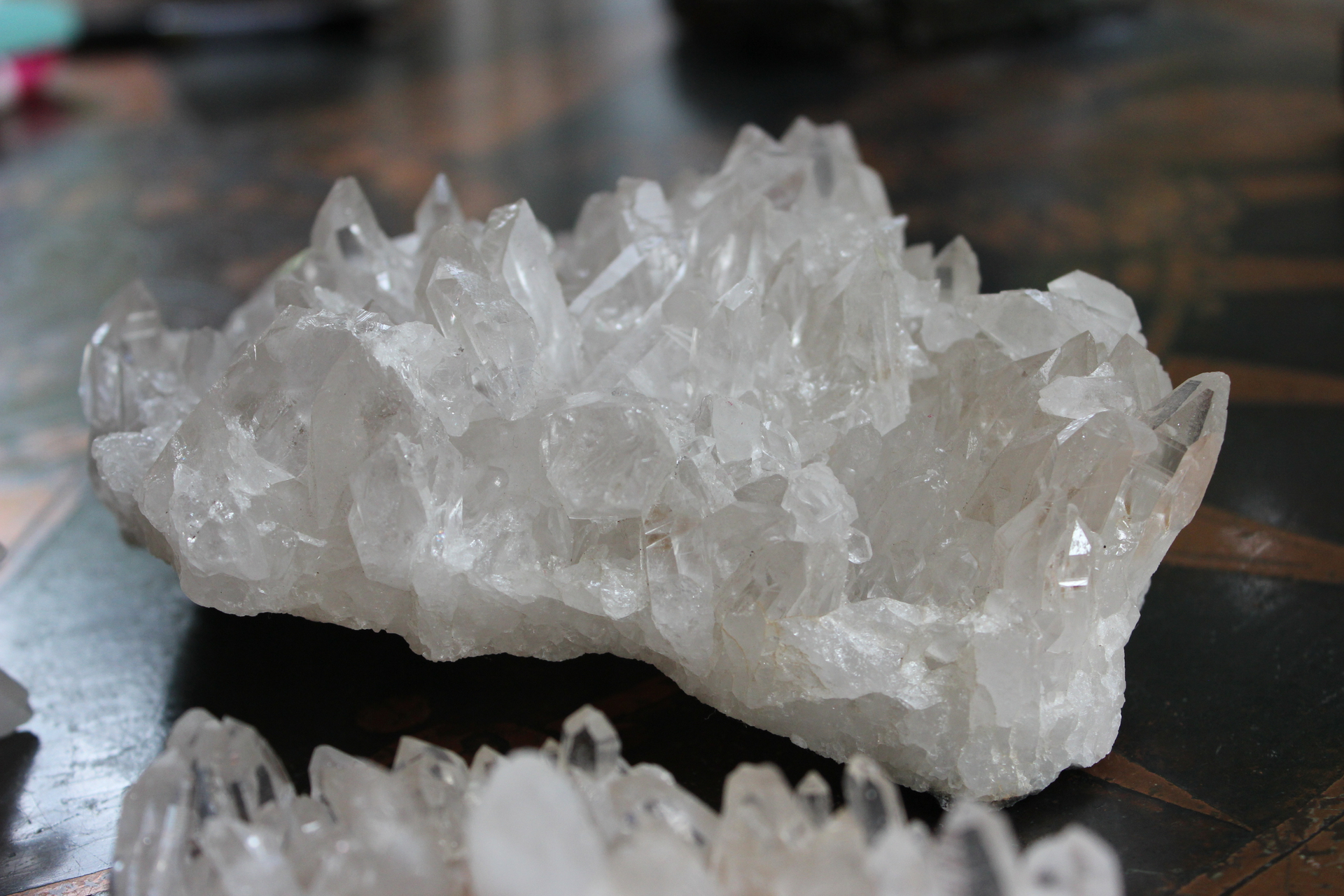 Clear Rock Quartz Cluster Collection 