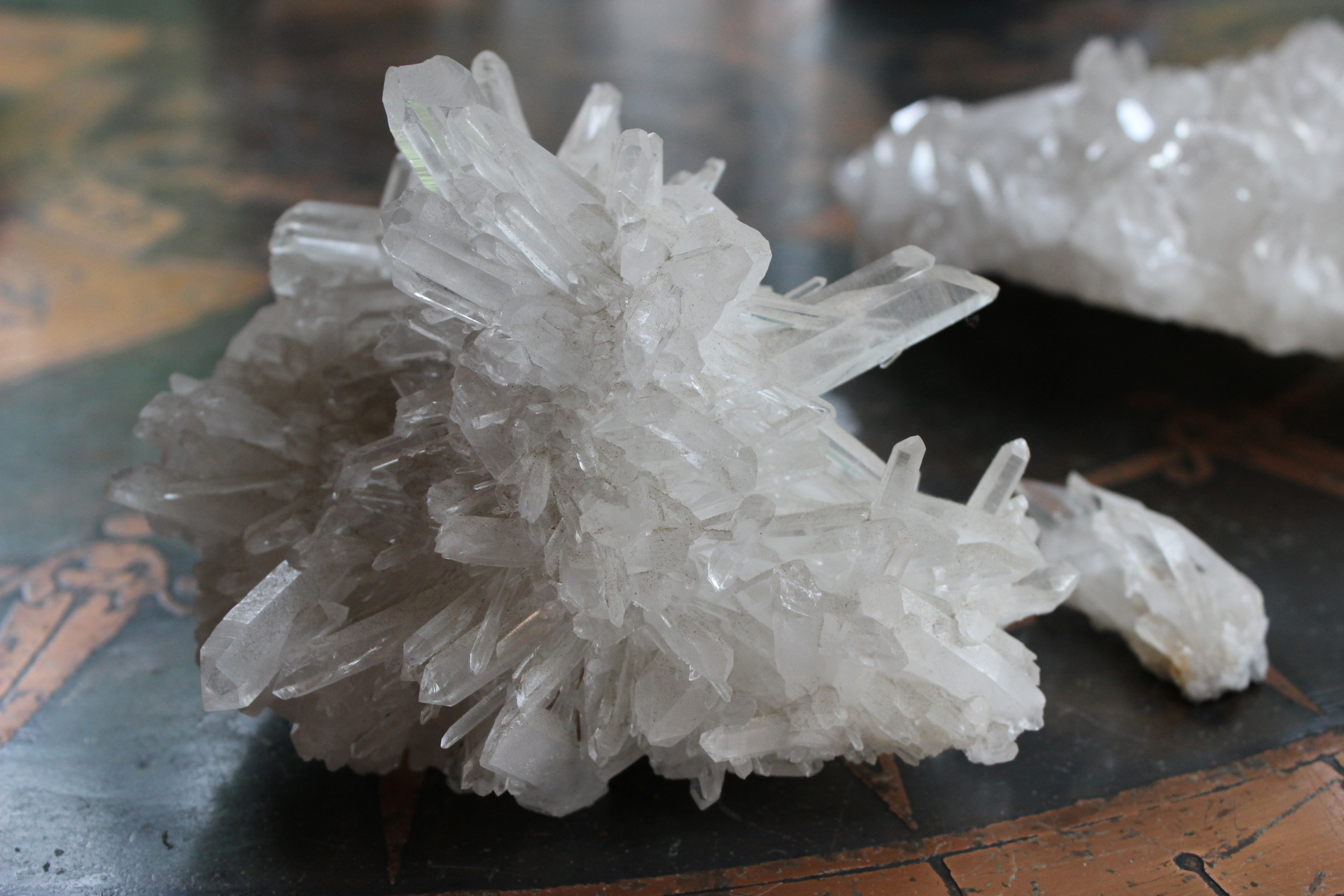 Clear Rock Quartz Cluster Collection 