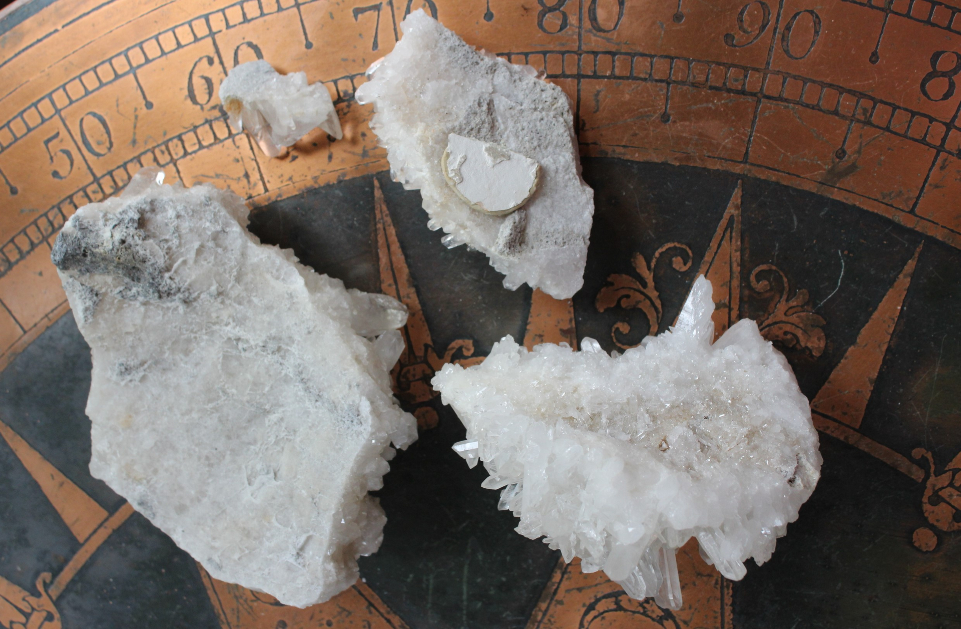 Clear Rock Quartz Cluster Collection 