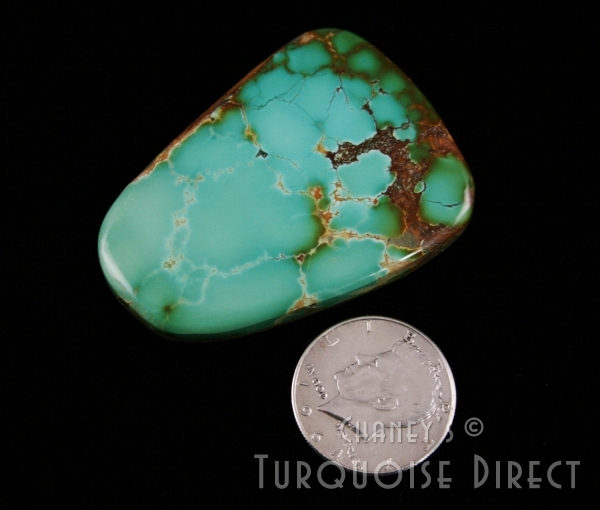 NEW! Stacking Rare High Grade Royston Turquoise Stone Bracelets with Solid Sterling Cross and Premium Butter Soft Leather Tassel