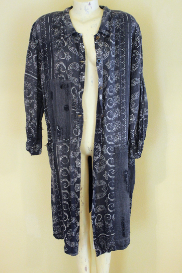 Rare Magnolia Pearl Bandana Denim Chambray Duster 