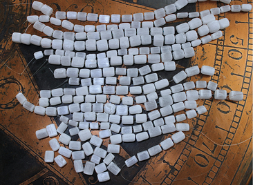 Large Collection of Hand Polished Selenite Beads for your own Mystical Moonful Creations!