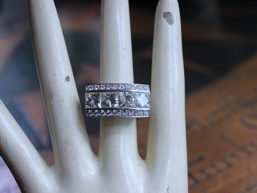NEW! Custom Made One of a Kind 14 White Gold Certified Charles and Colvard 10.48 Carat Moissanite Ring