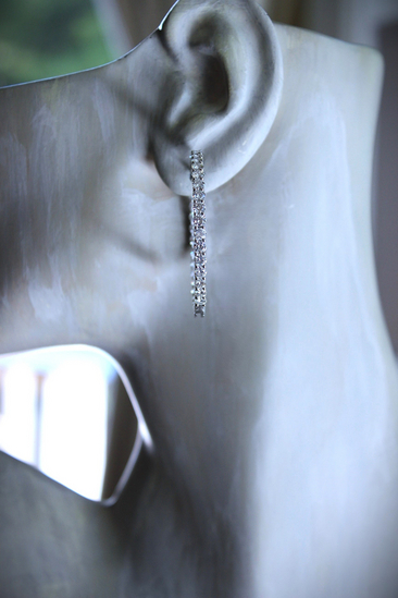NEW! 14K White Gold 7 Carat Moissanite Hoop Earrings - 50% OFF with purchase of Moissanite Ring!