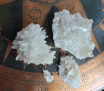 Clear Rock Quartz Cluster Collection 